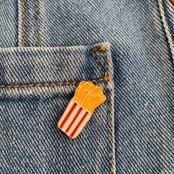 Urban Outfitters Jewelry - ⭐️3/$20⭐️ Fries foodie fries over guys pin